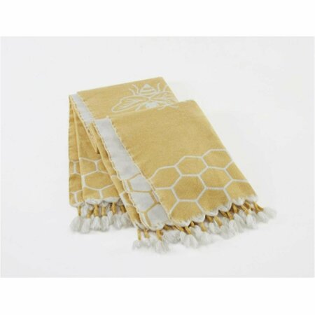 PUESTA EN ESCENA 50 x 60 in. Honeycomb Bee Throw PU3125067